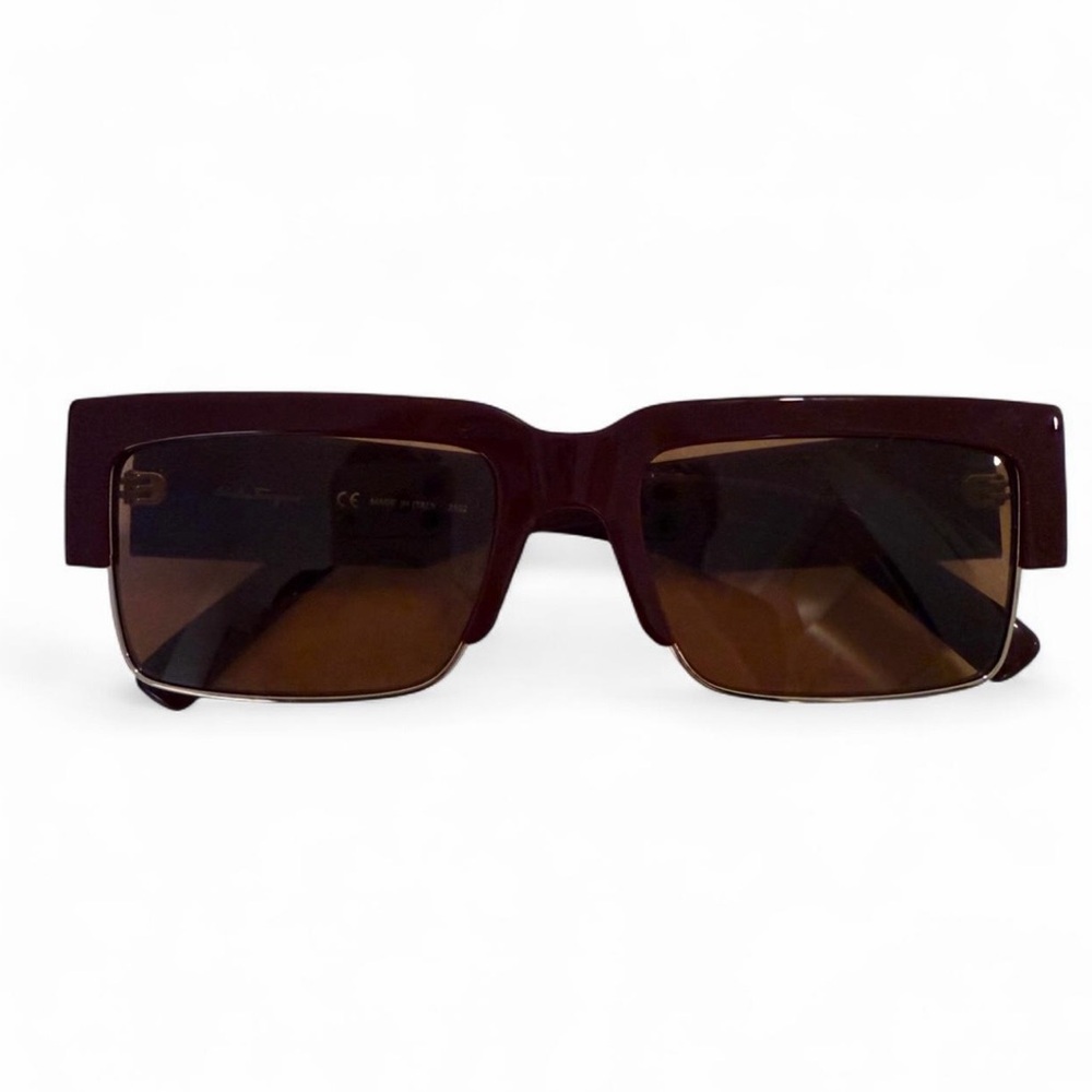 Ferragamo burgundy Sunglasses for Women